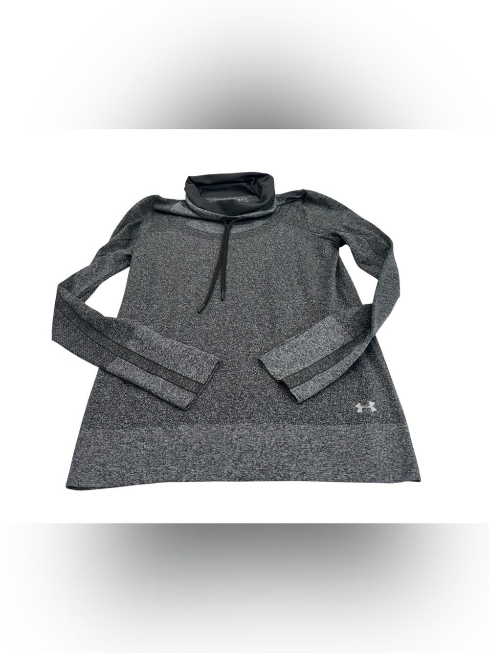 Under Armour Grey Heather Threadborne Cowl-Neck Pullover